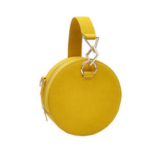 Load image into Gallery viewer, loomrack Round Suede Crossbody Top Handle Bag Top Handle Bags
