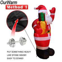 Load image into Gallery viewer, loomrack Santa Inflatable Lawn Decoration Christmas Accessories
