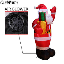 Load image into Gallery viewer, loomrack Santa Inflatable Lawn Decoration Christmas Accessories
