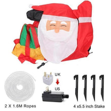 Load image into Gallery viewer, loomrack Santa Inflatable Lawn Decoration Christmas Accessories UK
