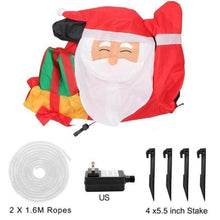 Load image into Gallery viewer, loomrack Santa Inflatable Lawn Decoration Christmas Accessories US
