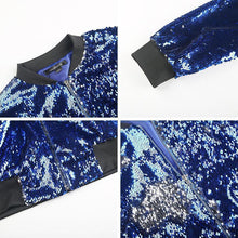 Load image into Gallery viewer, loomrack Sequin Bomber Jacket Jackets
