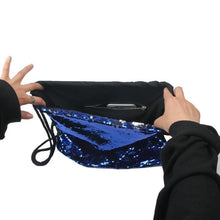 Load image into Gallery viewer, loomrack Sequin Drawstring Bag Backpacks
