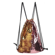 Load image into Gallery viewer, loomrack Sequin Drawstring Bag Backpacks C
