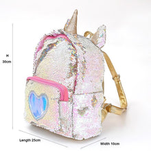 Load image into Gallery viewer, loomrack Sequin Unicorn Backpack Backpacks
