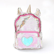 Load image into Gallery viewer, loomrack Sequin Unicorn Backpack Backpacks Gold
