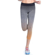 Load image into Gallery viewer, loomrack Shade to Gray Yoga Pants &amp; Capris Yoga Pants Orange Capri pants / L
