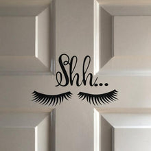 Load image into Gallery viewer, loomrack Shh Eye Wall Decal wall art
