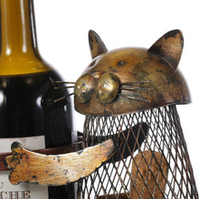 Load image into Gallery viewer, loomrack Silly Cat Wine Holder Wine Racks
