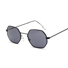 Load image into Gallery viewer, loomrack Small Vintage Metal Hexagon Frame Sunglasses Sunglasses
