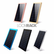 Load image into Gallery viewer, loomrack Solar Powered Portable Phone Charger Mobile Accessories
