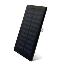 Load image into Gallery viewer, loomrack Solar Powered Portable Phone Charger Mobile Accessories Black
