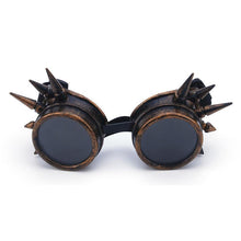 Load image into Gallery viewer, loomrack Spiked Goggle Sunglasses Sunglasses bronze
