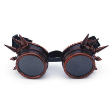 Load image into Gallery viewer, loomrack Spiked Goggle Sunglasses Sunglasses red bronze
