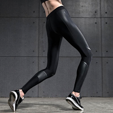 Load image into Gallery viewer, loomrack Spiral Reflective Compression Leggings Running Tights
