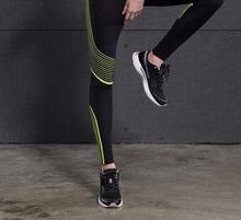 Load image into Gallery viewer, loomrack Spiral Reflective Compression Leggings Running Tights
