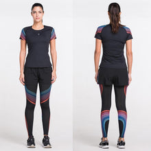 Load image into Gallery viewer, loomrack Spiral Reflective Short Sleeve Compression Top T-Shirts
