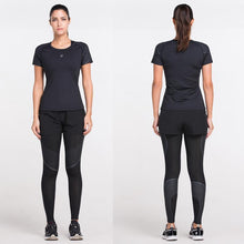 Load image into Gallery viewer, loomrack Spiral Reflective Short Sleeve Compression Top T-Shirts
