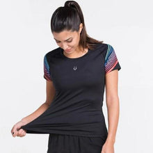Load image into Gallery viewer, loomrack Spiral Reflective Short Sleeve Compression Top T-Shirts
