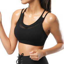 Load image into Gallery viewer, loomrack Strappy Mesh Push-up Workout Bralette Sports Bras
