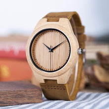 Load image into Gallery viewer, loomrack Sub-Saharan Bamboo Wristwatch Quartz Watches
