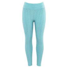 Load image into Gallery viewer, loomrack Super High Waist Textured Leggings Leggings Sky Blue / S
