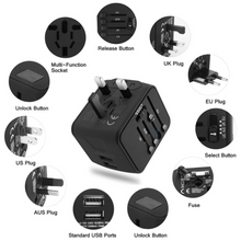Load image into Gallery viewer, loomrack The Best Universal Travel Adapter for International jet-setters Travel Accessories
