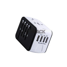 Load image into Gallery viewer, loomrack The Best Universal Travel Adapter for International Jet-Setters Travel Accessories White 4-USB

