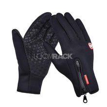 Load image into Gallery viewer, loomrack Thermala™ Premium Thermal Windproof Gloves (Unisex) Sports Gloves Black / S
