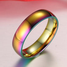 Load image into Gallery viewer, loomrack Titanium Pride Ring Rings
