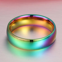 Load image into Gallery viewer, loomrack Titanium Pride Ring Rings
