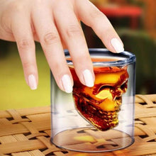 Load image into Gallery viewer, loomrack Transparent Skull Whiskey Glasses/Shot Glasses Wine Glasses
