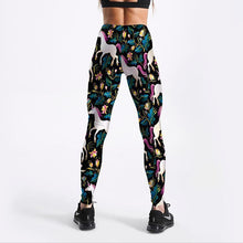 Load image into Gallery viewer, loomrack Unicorn Flower Print Leggings Leggings
