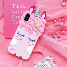 Load image into Gallery viewer, loomrack Unicorn iPhone Case - For iPhone X / SE / 5C / 5S / 6 / 6 Plus / 6S / 7 / 8 Plus Phone Cases
