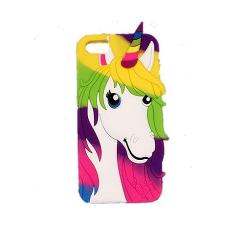 loomrack Unicorn iPhone Case - For iPhone X / SE / 5C / 5S / 6 / 6 Plus / 6S / 7 / 8 Plus Phone Cases Unicorn Style - 6 / For iPhone 4 4S
