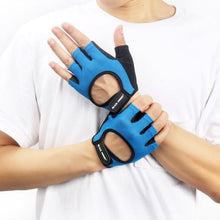 Load image into Gallery viewer, loomrack Unisex Mesh Weight Training Gloves Weight Lifting Blue / M
