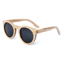 Load image into Gallery viewer, loomrack Unisex Multi-Color Lens Bamboo Shades Sunglasses black lens
