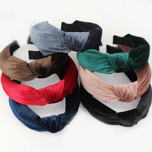 Load image into Gallery viewer, loomrack Velvet Knotted Twist Headband Hair Accessories
