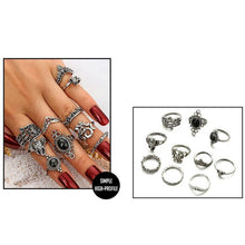 Load image into Gallery viewer, loomrack Vintage Bohemian Ring Sets Rings
