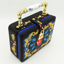 Load image into Gallery viewer, loomrack Vintage Floral Ceramic Top Handle Bag Top-Handle Bags
