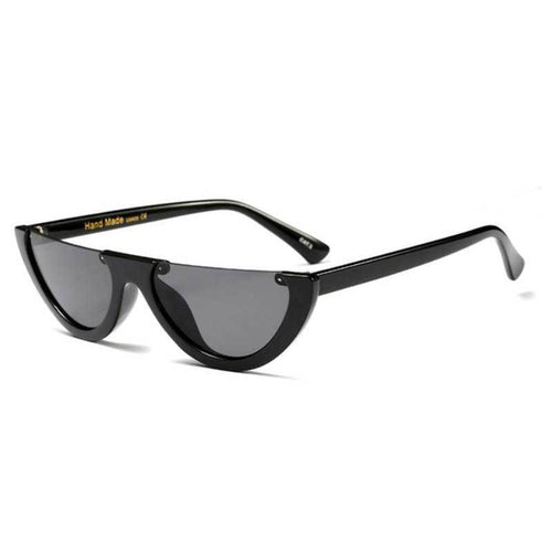loomrack Vintage Half Frame Small Sunglasses Sunglasses black
