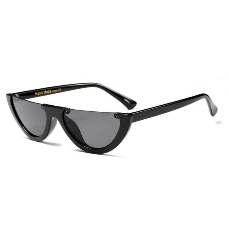 loomrack Vintage Half Frame Small Sunglasses Sunglasses black