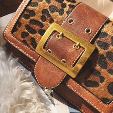 Load image into Gallery viewer, loomrack Vintage Leopard Crossbody Flap Bag with Top Handle Cross Body Bags
