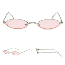 Load image into Gallery viewer, loomrack Vintage Micro Metal Oval Frame Sunglasses Sunglasses
