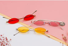 Load image into Gallery viewer, loomrack Vintage Micro Metal Oval Frame Sunglasses Sunglasses

