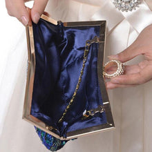 Load image into Gallery viewer, loomrack Vintage Peacock Sequin Evening Bag Evening Bags
