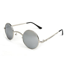 Load image into Gallery viewer, loomrack Vintage Ultra-Micro Round Frame Sunglasses Sunglasses Silver
