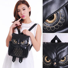 Load image into Gallery viewer, loomrack Whimsy Owl Embossed School Bag Backpacks
