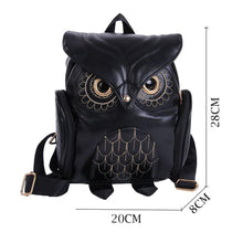 Load image into Gallery viewer, loomrack Whimsy Owl Embossed School Bag Backpacks
