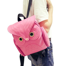 Load image into Gallery viewer, loomrack Whimsy Owl Embossed School Bag Backpacks

